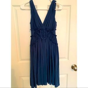 BCBG Blue Midi Dress